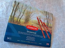 Derwent Drawing Pencils Set of 24 In Tin 5mm ...