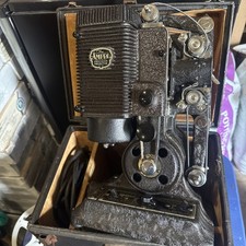 Antique 1930's 16mm Ampro Precision Projector w Case Untested Lights Up