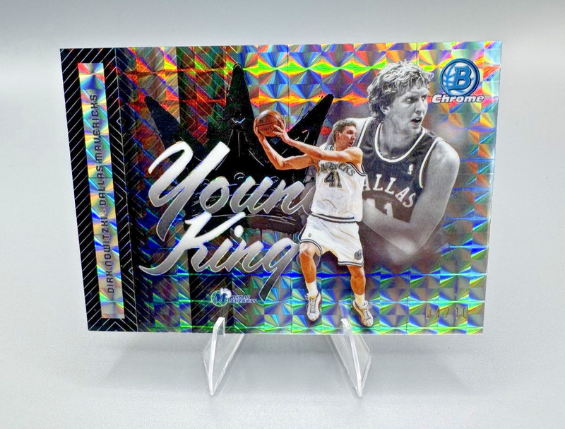 2025/2026 Bowman Chrome-Dirk Nowitzki BLACK Geometric /10 Young Kings-Mavericks