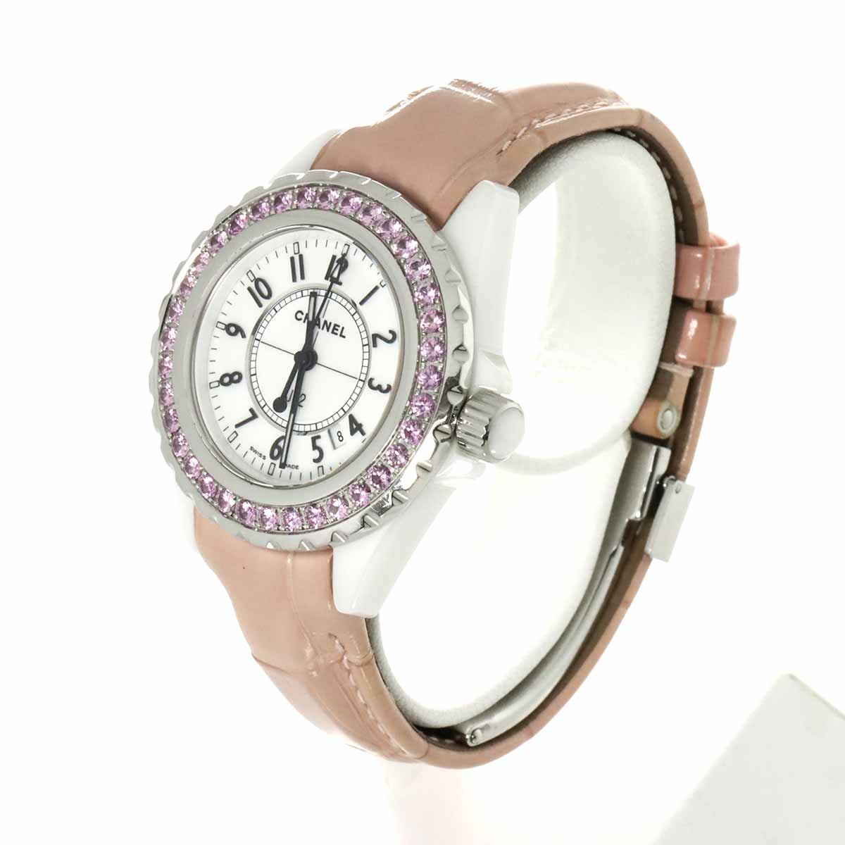 CHANEL J12 H1336 Women's Used Watch Pink Sapphire thumbnail 3