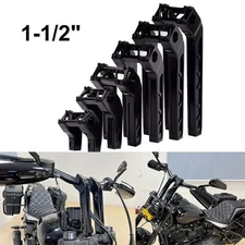 Club Style 1-1/2" Pullback Handlebar Riser For Harley Softail Sportster 883 Dyna