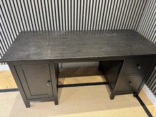 IKEA Hemnes Desk with 2 Drawers, Black Brown