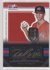 2017 USA Baseball Stars & Stripes Black Gold Jersey 25/44 Roc Riggio Auto 0i76