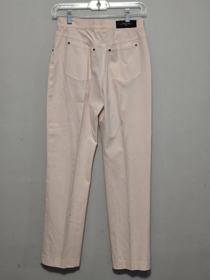 Max Mara Weekend 弹力粉色直筒裤 10 码意大利制造 — 第 2/4 张图片