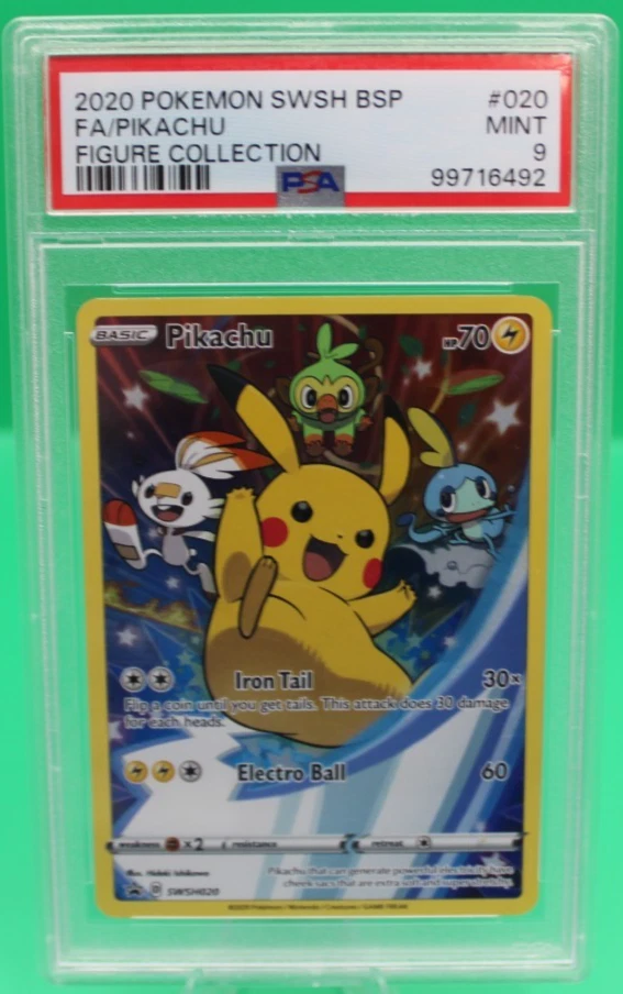 pikachu holographic card 2020 Pokemon V Japanese Amazing Volt Tackle PSA 10 30/100 If you do Pikachu SWSH020 SWSH: Sword &