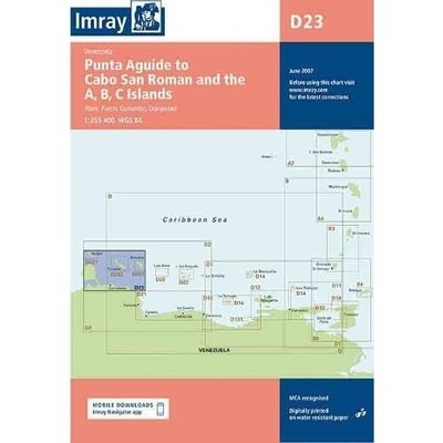 Bonaire, Curacao and Aruba (Imray D Chart) - Map NEW Imray 1 Jun 2007