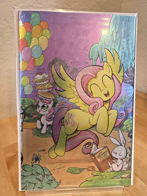 My Little Pony Friendship Is Magic #1 Andy Price SDCC 2026 Fluttershy Matte Foil