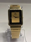 Seiko Quartz 5P30-5270 Gold Tone Rectangular Watch – Vintage – WORKING