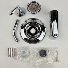 READ Moen T2133 Eva Posi-Temp Tub And Shower Trim with Showerhead ADA Chrome