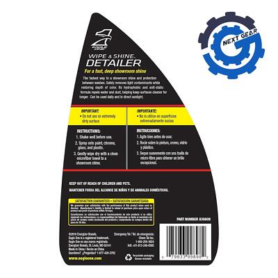 Eagle One Wipe and Shine Quick Detailer Spray 836608 W