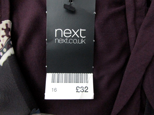 Next: Black,Burgundy,Pink,Blue & Green Sequined Top-Size 16 NWTS - Picture 9 of 9