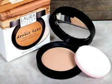 Laura Geller Double Take baked powder foundation ~ MEDIUM ~ travel size NIB