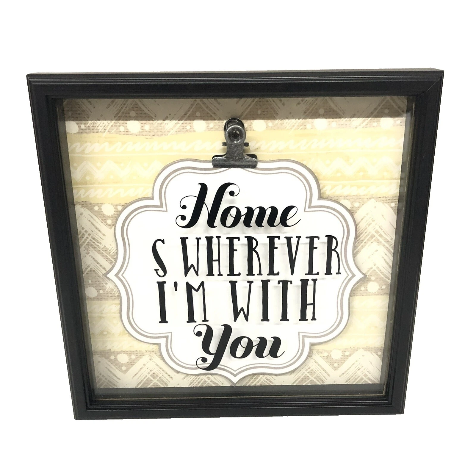 Love & Hearts Black Home Décor Plaques & Signs