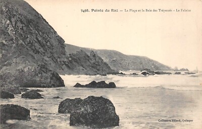Old postcard pointe du raz la plage et les bays des Trépassés la claise (254360)