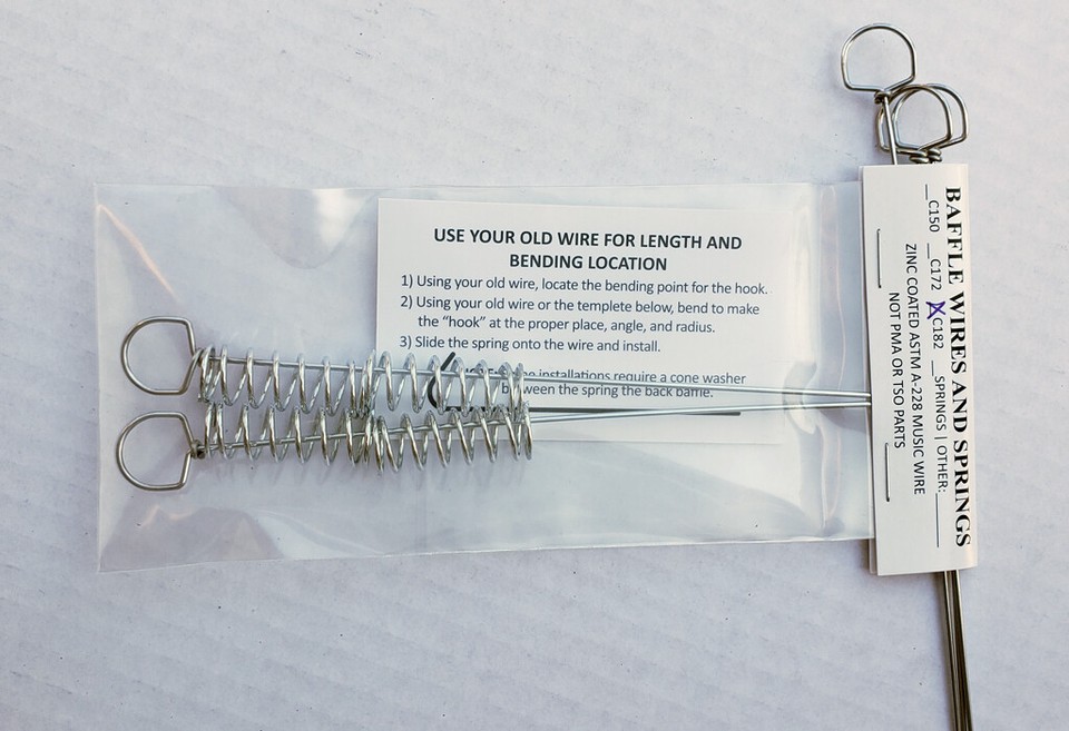 Wire Baffle Baffle Wire Kit for Cessna 182, 180 | eBay