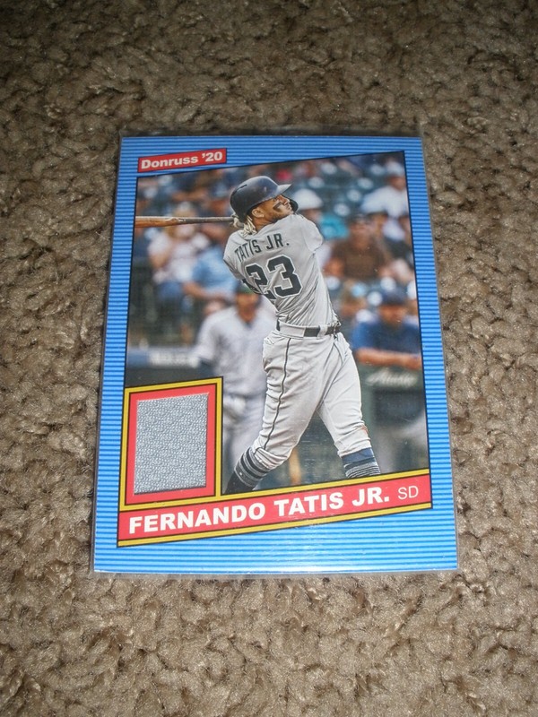 2020 Donruss   Fernando Tatis Jr. Player - Worn/Used Material