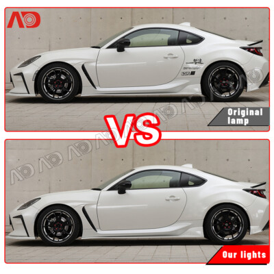 Full LED Side Marker Lights Clear lens For 2022-up Toyota GR86