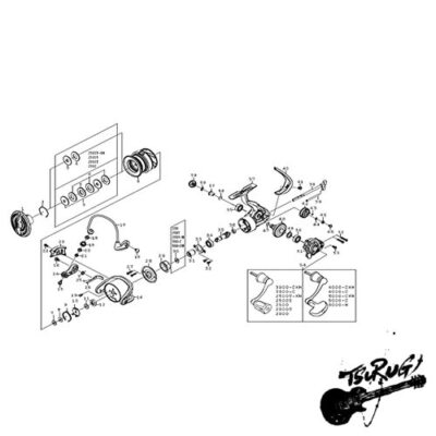 DAIWA Genuine Part 20 Crest LT4000-C Drag Knob Part Number Part