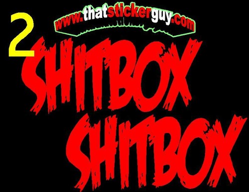 SHITBOX 0001 STICKER for Jeep xj wj zj decal warn fits dodge ford chevy toyota - Picture 5 of 13