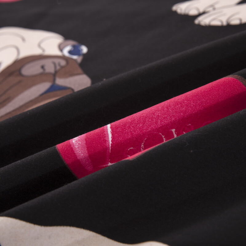 Cartoon Quilt Doona Duvet Cover Set Single Double Queen King Size Bed