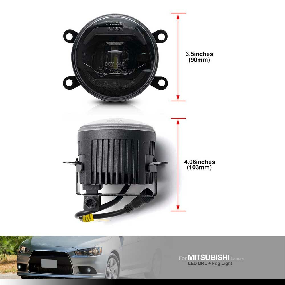 VINSTAR LED Nebelscheinwerfer Mit Tagfahrlicht - E-geprüft Für Citroen Modelle