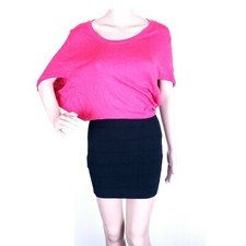 BCBGeneration Women Dress Mini Color Pink Black Size XS