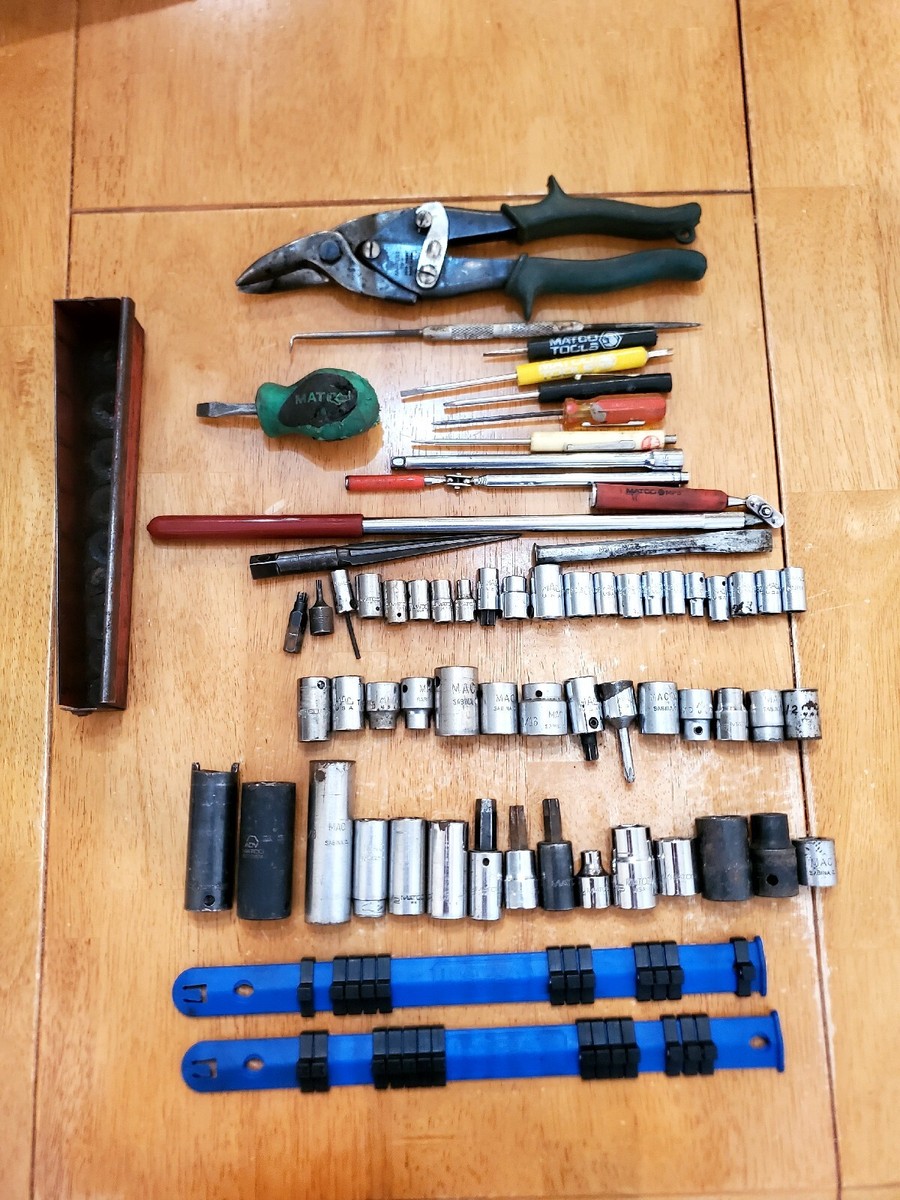 MACOグッツ セット Mac Matco Tools Mixed Tools Lot Of 60+ Pieces Read Description | eBay