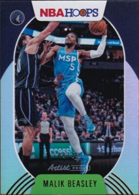 2020-21 Panini Hoops Artist Proof #14 - Malik Beasley [/25]