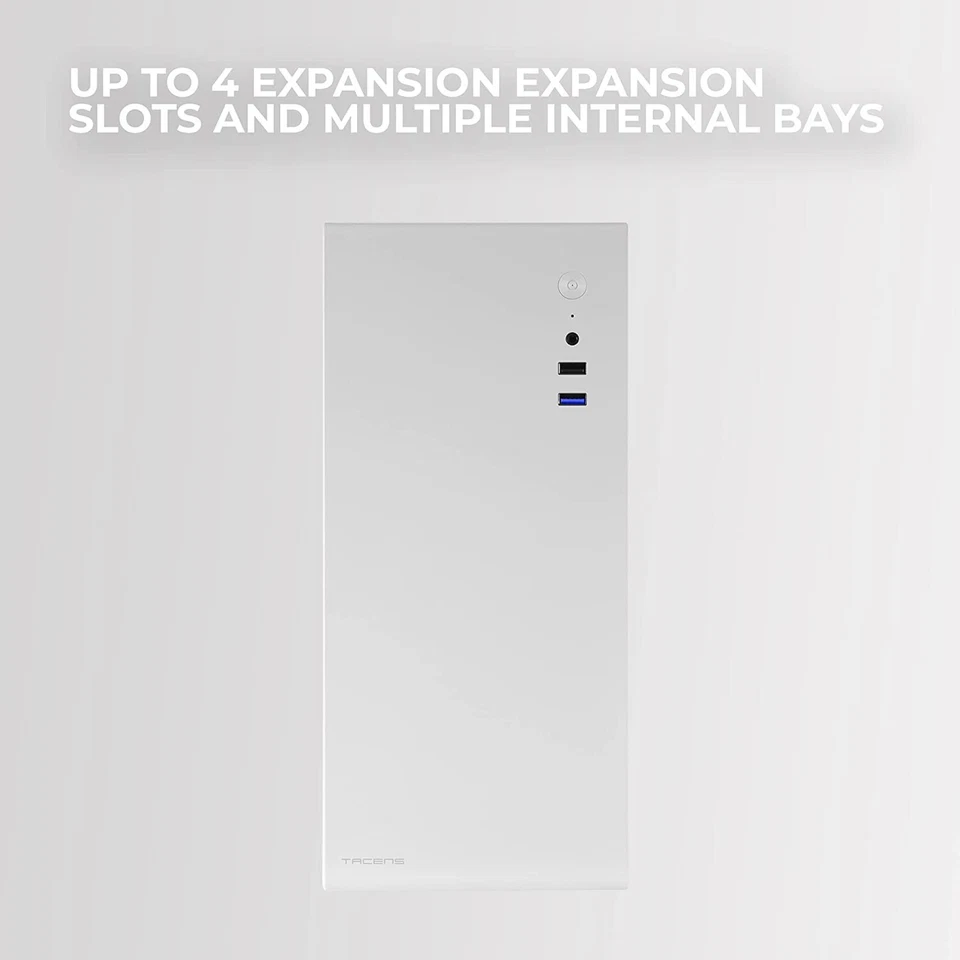 Case Mini Tower Slim PC Gamer Micro ATX + Alimentazione SFX 500W Professionale - Immagine 3 di 4