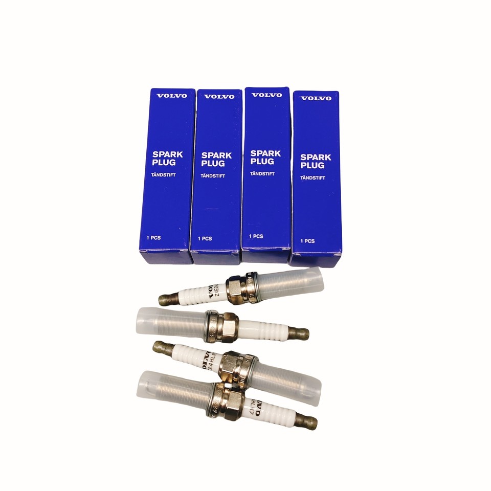 4-Pack Spark Plug Kit 31673604 / 32290011 - Compatible With Volvo S60, S80, S90, V40, V60, V70, V90, XC40, XC60, XC70, XC90 T2-T6 & Hybrid Models