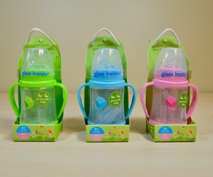 Green sprouts glass sippy cup