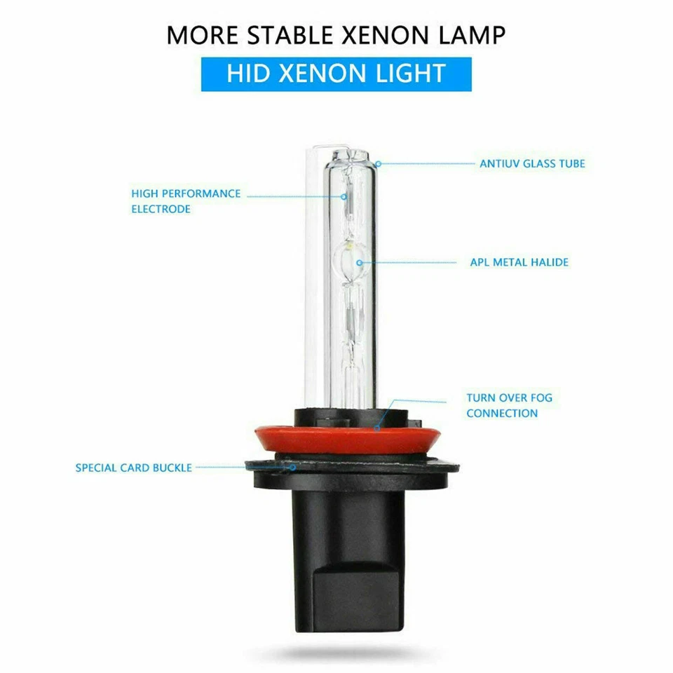 Xenon Lights H13 9008 HID Conversion Kit 6000K Cool Bulbs Headlights Plug&Play - Image 3 of 4