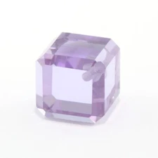 CUBIC ZIRCONIA LILAC COLOR 10 MM CUBE CORNER DRILLED F-4251