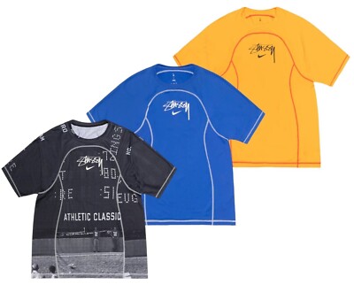 Stussy x Nike U NRG UV Top T-Shirts Hyper Royal / Sundial Stussy x Nike U NRG UV Top T-Shirts Hyper Royal / Sundial