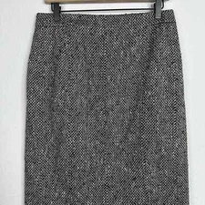 Carlisle Skirt Women's Size 6 Houndstooth Tweed Wool Blend A-Line Career Office