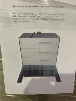 HP PageWide Enterprise 3x500 sheet Tray and Stand G1W45A | eBay