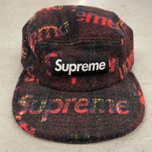 Supreme Duck Camo Leather Brim Camp Cap - 5 Panel for Sale in