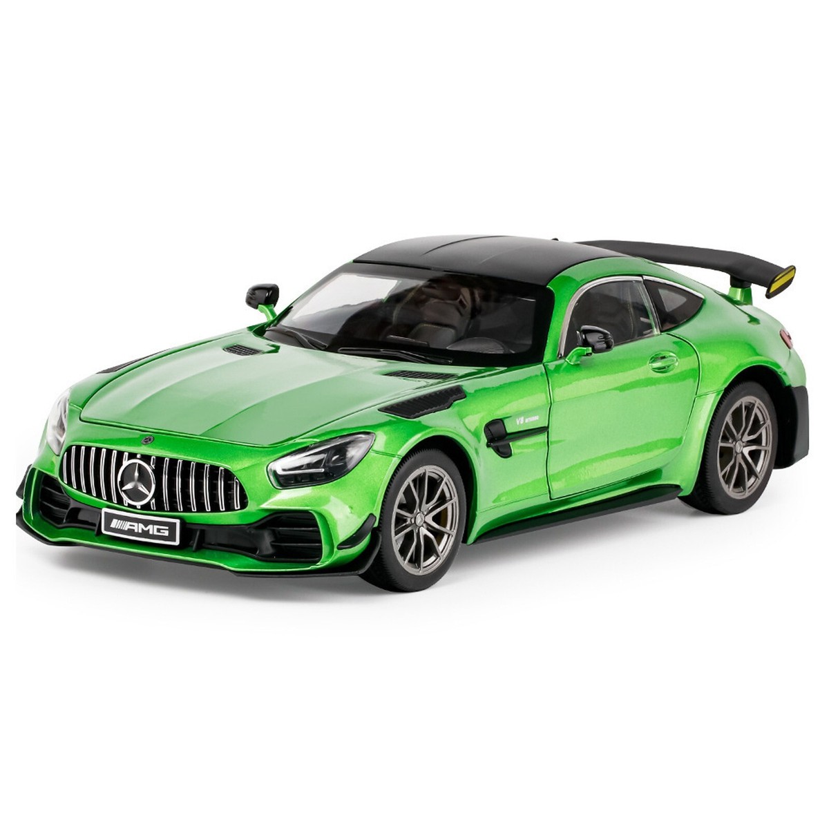 1:18 Scale Mercedes Benz AMG GTR Green Diecast Model Car Gifts For