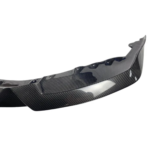 Divisor de labios delantero de fibra de carbono seco estilo preimpregnado R44 para BMW G87 M2 cupé 2023+ - Imagen 3 de 9
