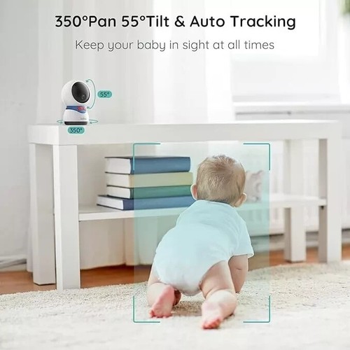 BOIFUN Wifi Video Baby Monitor Camera, App & 5'' Screen Control, 1080P, Motion - 第 5/5 張圖片