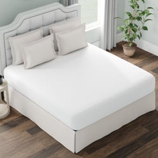Waterproof Vinyl Fitted King Mattress Protector