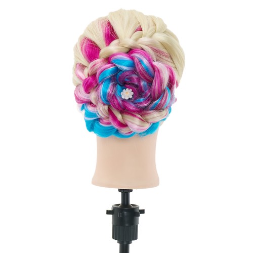 26''-28" Training Head Hairdressing Practice Styling Mannequin Doll With Clamp - Picture 12 of 12