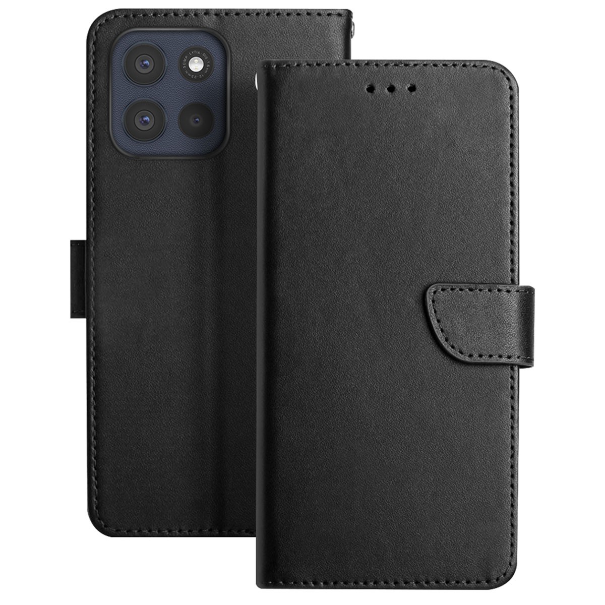 Housse Moto G86 5G Avizar antichoc avec fonction stand vidéo et rangement cartes