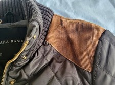 VGC Zara Olive Green Padded Jacket Size Extra Small Women's Coat XS