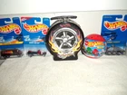 Vintage Lot of (4) Hot Wheels "Vehicles & Collector Tin" (1:64) Cars