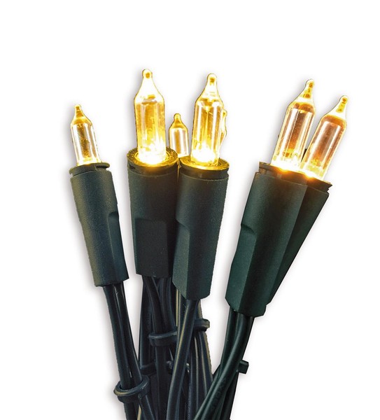 Led Lichterkette Deko Beleuchtung GrüN 20 Led Warmweiß Innen IP20 10 M Party-image