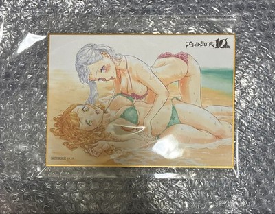 Black Clover 10th Anniversary Exhibition Event Bonus Shikishi Card Sexy Bikini