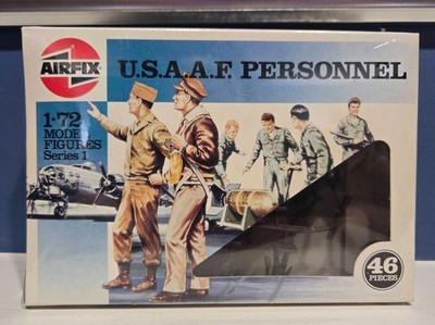 Airfix 1:72 Scale USAAF Sealed Personnel Kit No. 01748 ~ New Old Stock