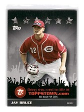 Jay Bruce 2009 Topps Baseball #TTT24 Cincinnati Reds Ticket to ToppsTown