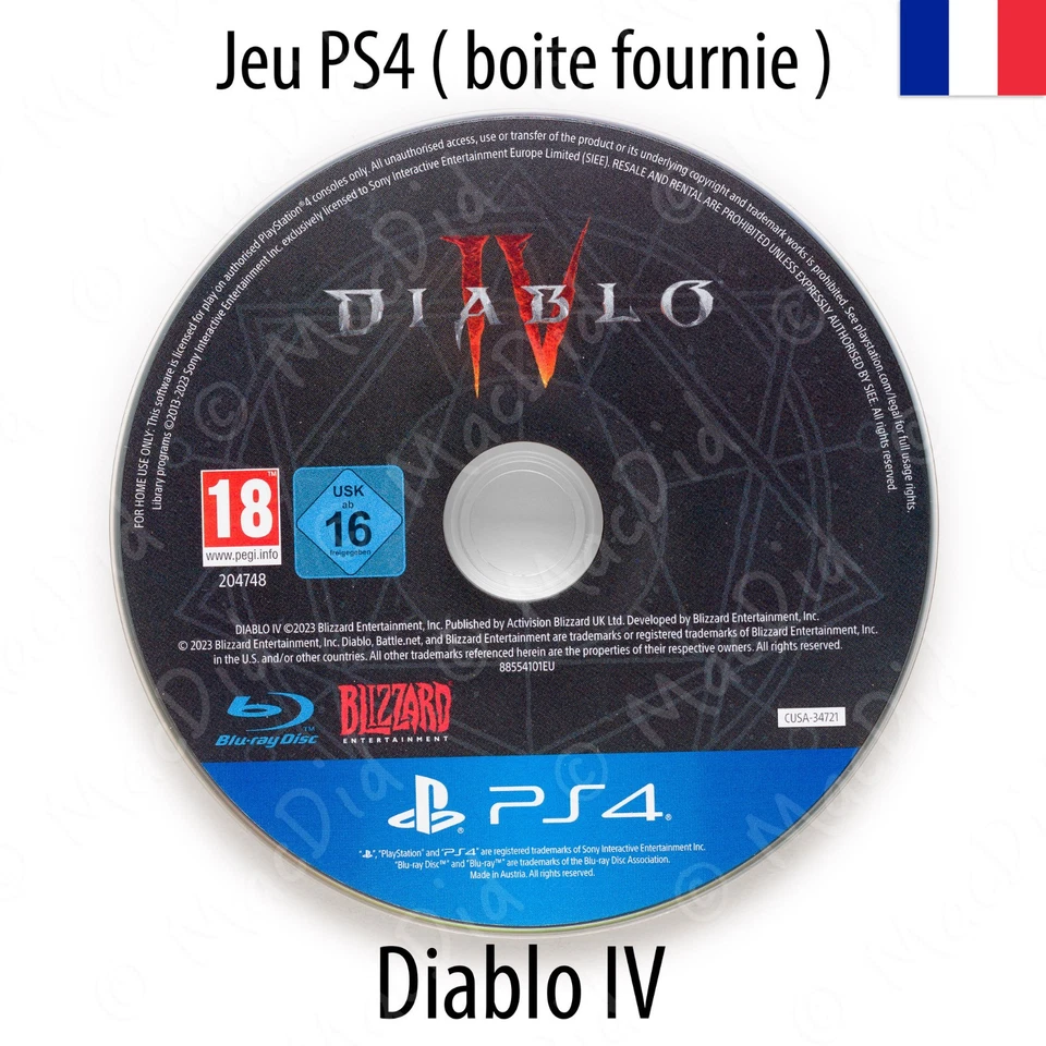 Jeu PS4 Diablo IV